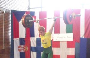 Sunkiaatletis Svajūnas Aleksiejus.