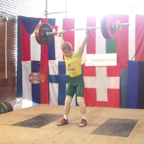 Sunkiaatletis Svajūnas Aleksiejus.