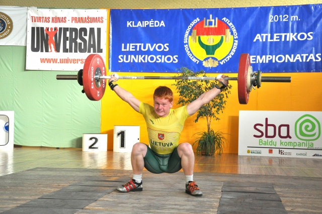 Varžybose Rokiškyje S.Aleksiejus ketina gerinti šalies suaugusiųjų rekordus. J.Aleksiejaus nuotr. Varžybose Rokiškyje S.Aleksiejus ketina gerinti šalies suaugusiųjų rekordus. J.Aleksiejaus nuotr.