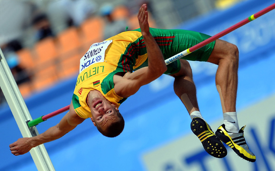 Šuolininkas į aukštį Raivydas Stanys debiutavo lengvosios atletikos pasaulio čempionate. Eltos nuotr. Šuolininkas į aukštį Raivydas Stanys debiutavo lengvosios atletikos pasaulio čempionate. Eltos nuotr.