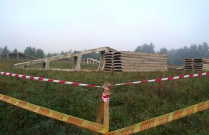 Šiame sklype rengiamasi automobilių serviso statyboms. L. Dūdaitės nuotr.