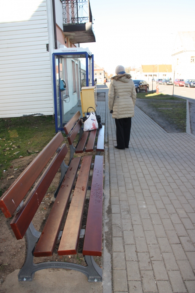 Rokiškio mieste – 30 naujų suolelių