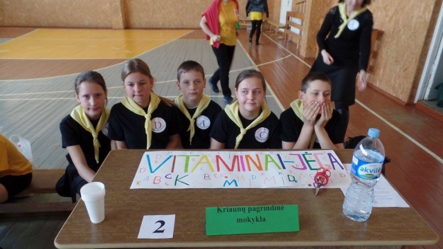 Pradinių klasių grupėje geriausiai sekėsi Kriaunų pagrindinės mokyklos vaikams. Organizatorių archyvo nuotr.