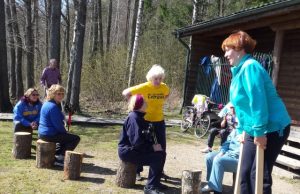 Sveikuoliai linksmai ir turiningai praleido laiką. Organizatorių archyvo nuotr.