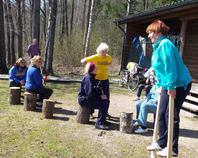 Sveikuoliai linksmai ir turiningai praleido laiką. Organizatorių archyvo nuotr.