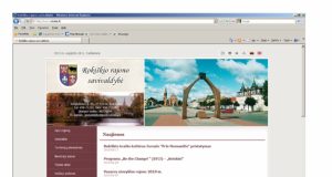 Ši rajono savivaldybės interneto svetainė – pasenusi. D.Zibolienės nuotr.