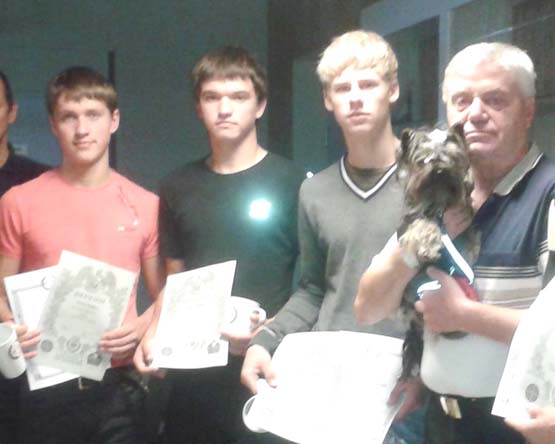 Šauliai J.Babilius (iš kairės)