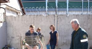 Linksmai nusiteikę moksleiviai ne tik rinko šiukšles