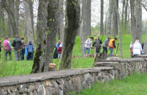 Dvaro parko talka tęsiasi. N.Byčkovskio nuotr.