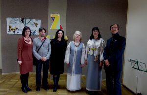 Tarmiškos kūrybos konkurso dalyviai (iš dešinės) Algirdas Svidinskas