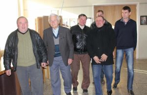 Ūkininkai Valentinas Mažeikis (iš kairės)
