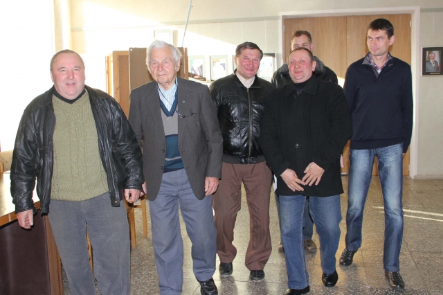 Ūkininkai Valentinas Mažeikis (iš kairės)