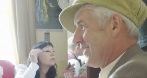 Prieš spektaklį: Rima Bielovienė ir Antanas Rudokas. S.Daščioro nuotr.