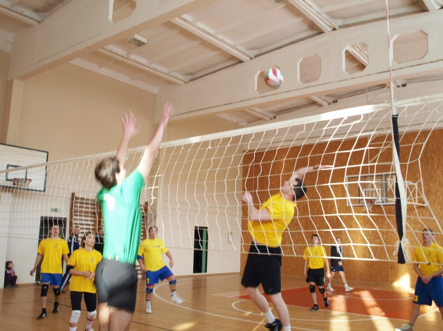 Žaidžia Liberalų ir centro sąjungos (geltona apranga) bei Tėvynės sąjungos-Lietuvos krikščionių demokratų partijos komandų tinklininkai. L.Dūdaitės nuotr. Žaidžia Liberalų ir centro sąjungos (geltona apranga) bei Tėvynės sąjungos-Lietuvos krikščionių demokratų partijos komandų tinklininkai. L.Dūdaitės nuotr.