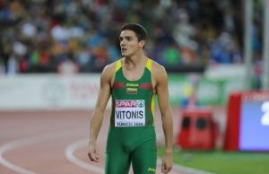 Geriausiųjų trejetuke – Tomas Vitonis Šuolininkas į tolį Tomas Vitonis. Eltos nuotr.