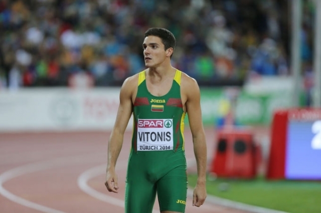 Šuolininkas į tolį Tomas Vitonis. Eltos nuotr.