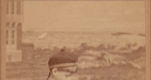 Rokiškio grafų Pšezdzeckių sūnus Liepojos pajūryje. 1885 m.