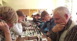 Šachmatų turnyro akimirka. V.Butkevičiūtės nuotr.