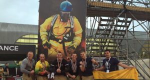 Lietuvių komanda pasaulinėse varžybose. Priešgaisrinės apsaugos ir gelbėjimo departamento archyvo nuotr.