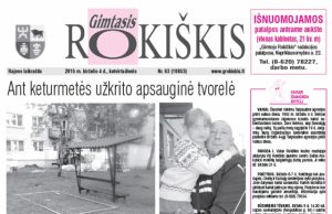 Ketvirtadienio "Gimtasis Rokiškis"