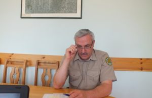 Nuo gegužės prie urėdijos vairo stojusiam Benjaminui Sakalauskui reikia "perkratyti" didelį urėdijos ūkį. A.Minkevičienės nuotr.