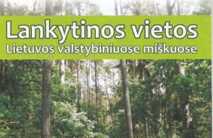 Lietuvos valstybinių miškų lankytinų vietų žemėlapis.