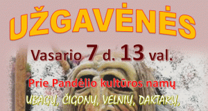 Sekmadienį - Užgavėnės Pandėlyje
