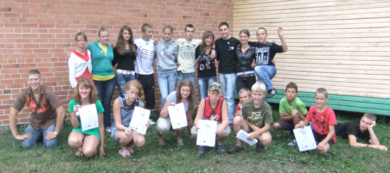 Kriaunų stovyklautojai. D.Steponavičiūtės nuotr. Kriaunų stovyklautojai. D.Steponavičiūtės nuotr.