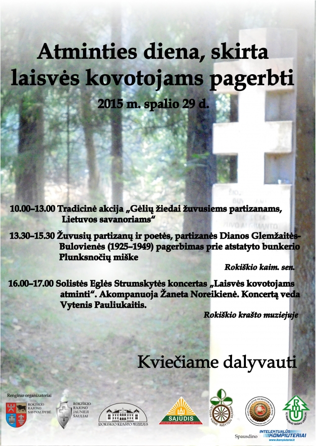 Atminties diena laisvės kovotojams pagerbti