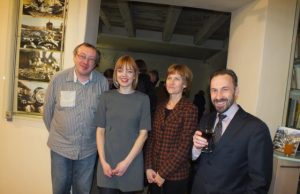 Parodos atidaryme (iš kairės) Saulius Paukštys