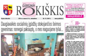 Skaitykite šeštadienio “Gimtąjį Rokiškį“ Šeštadienio "Gimtojo Rokiškio" numeris.