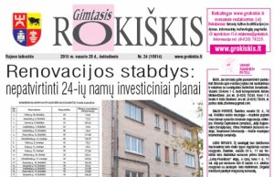 Skaitykite šeštadienio "Gimtąjį Rokiškį“