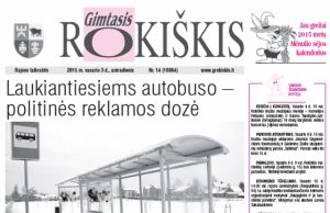 Antradienio "Gimtasis Rokiškis"