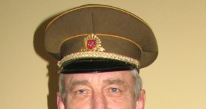 Rokiškio jaunųjų šaulių vadas Algis Veikšys. N.Byčkovskio nuotr.