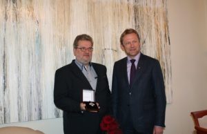 Apdovanotas Valstybinio Šiaulių dramos teatro vadovas Antanas Venckus