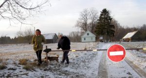 Konfliktui dėl kelio pasiekus policiją