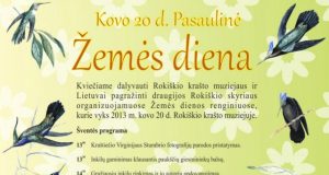 Kvietimas į Žemės dienos renginius.