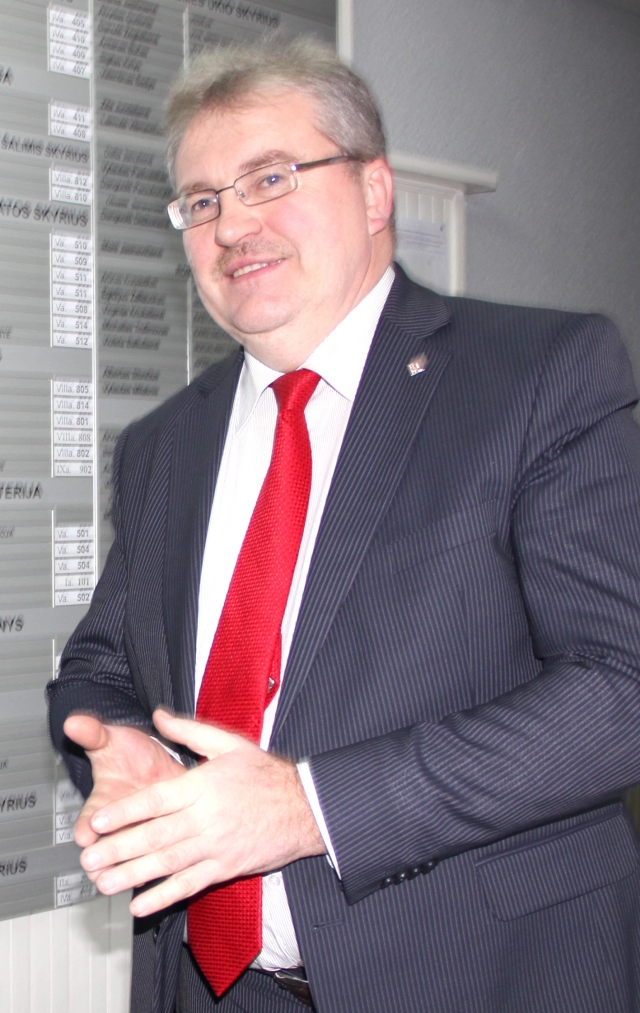 Panevėžio kolegijos direktorius Egidijus Žukauskas.